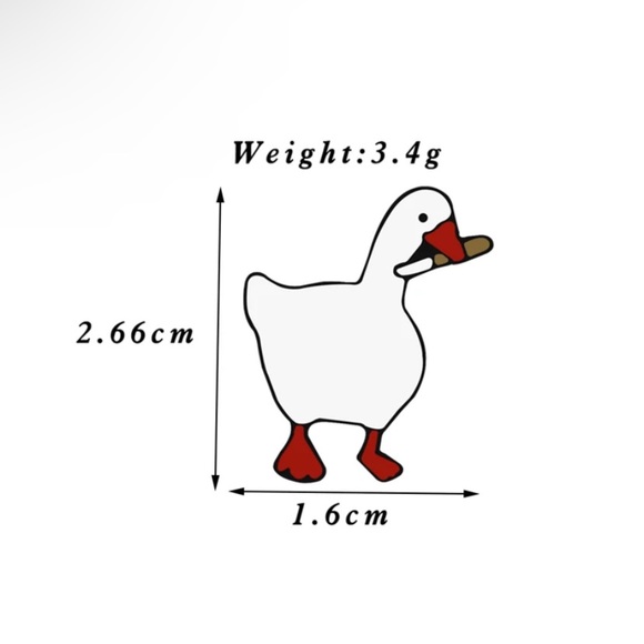 NIP ANGRY GOOSE PIN - Picture 3 of 3